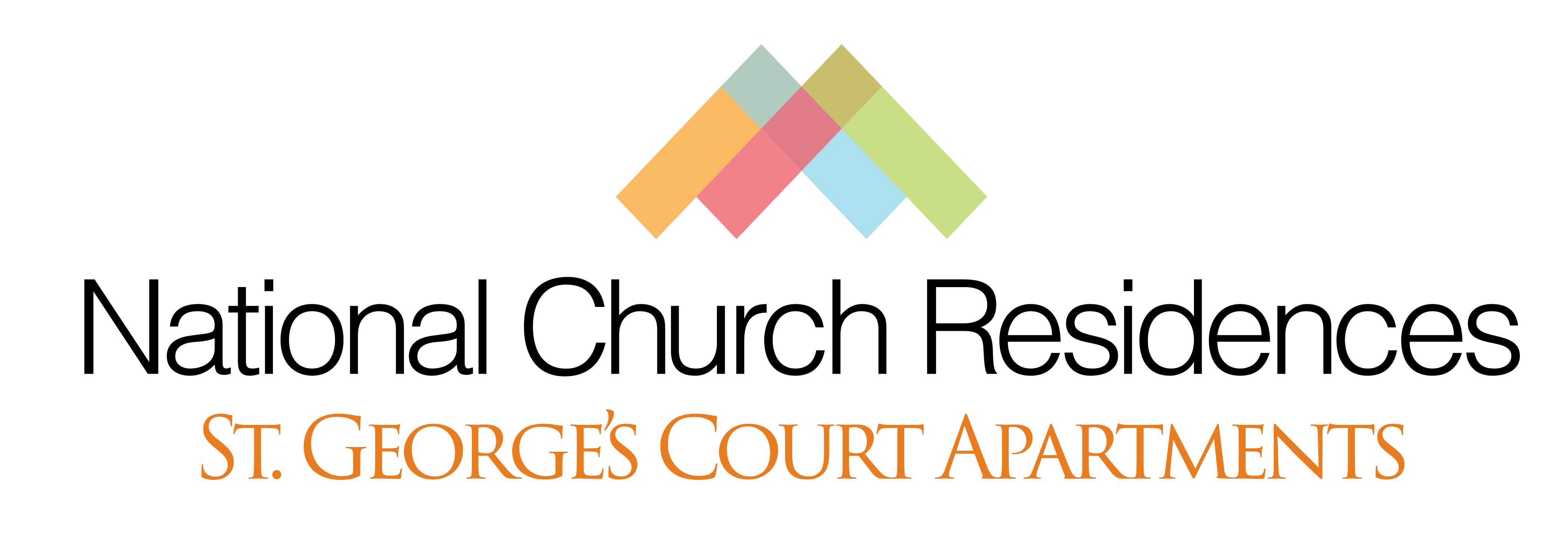 The image is a logo for National Church Residences St. George